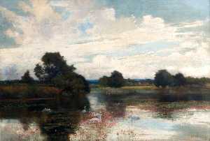 Alfred East - Уорнэм-Лейк, Сассекс